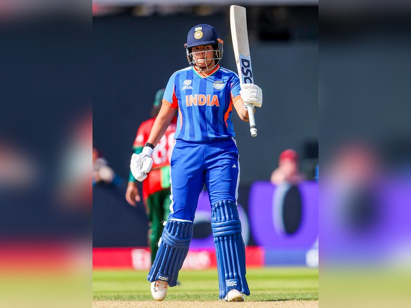 'Realised I don't need to complicate things,’ says Shafali on mindset shift ahead of must-win clash with Australia in the ICC Women's T20 World Cup 2026. Photo credit:' ICC