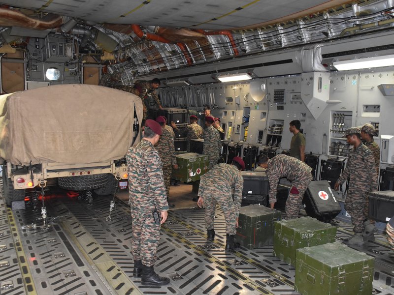 India sends two IAF planes with relief support to quake-hit Venezuela under Operation Amistad (Lead)