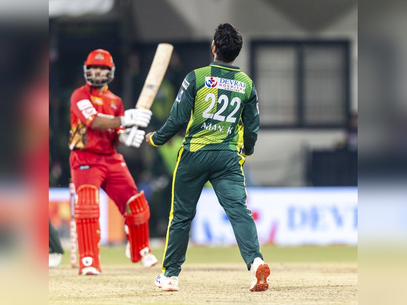 Bhadoriya’s late blitz, key breakthrough seal final berth for Chambal Ghariyals in the Madhya Pradesh League (MPL) T20 Scindia Cup 2026 at the Holkar Stadium in Indore on Friday. Photo credit: MPCL