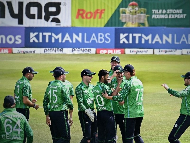 Humphreys, Hollard star as Ireland seal historic 34-run win against India in the 1st T20I at Belfast on Friday. Photo credit: BCCI/X