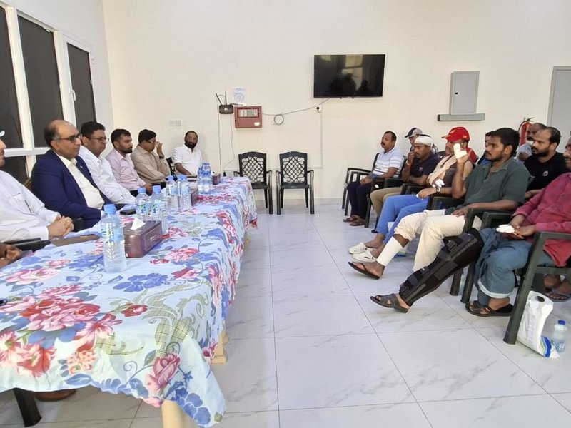 Indian embassy in Doha completes repatriation of 12 victims of Ras Laffan accident, visits injured workers