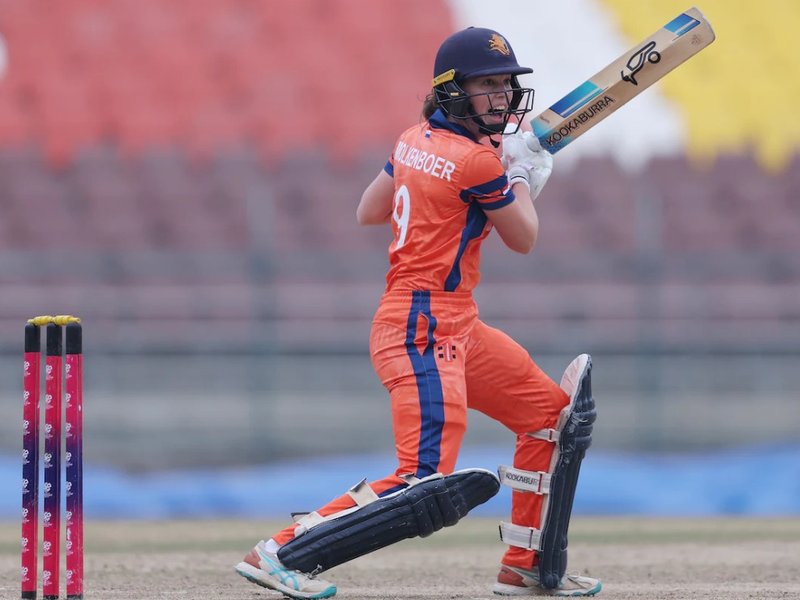 Netherlands batter Phebe Molkenboer (Photo: ICC)