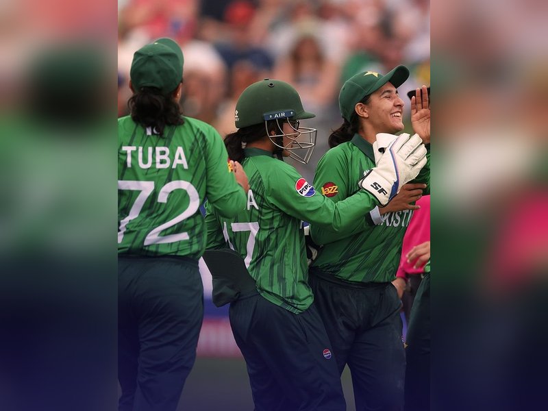 Fatima Sana, Ayesha Zafar pick three-fors as Pakistan sign off with 37-run win over the Netherlands in the ICC Women's T20 World Cup in Bristol on Saturday. Photo credit: ICC  