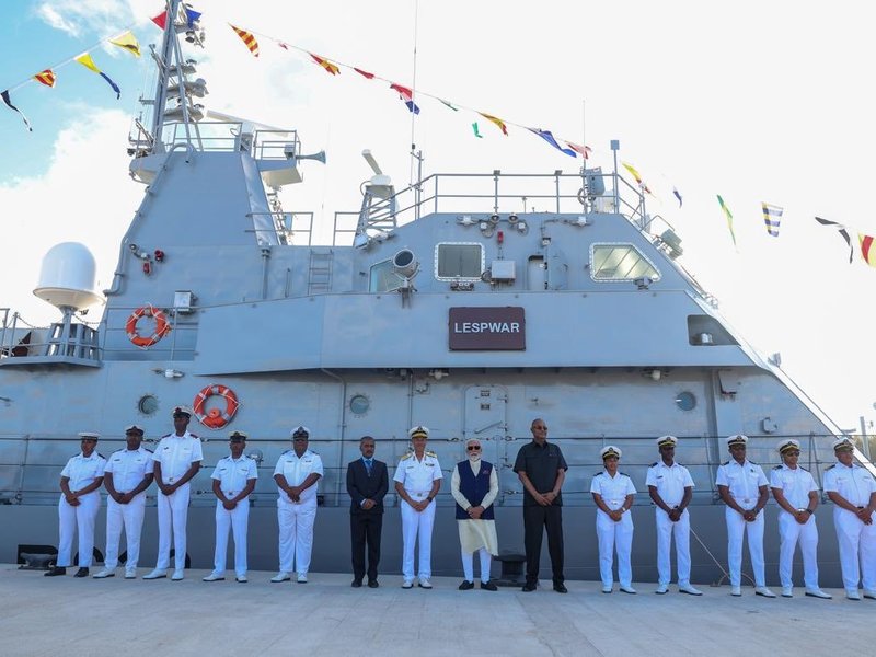 PM Modi hands over Fast Patrol Vessel, ambulances, utility vehicles and laser radial boats to Seychelles