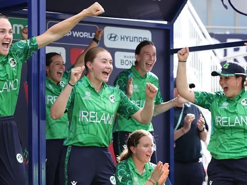 Prendergast's half-century powers Ireland to historic six-wicket win over West Indies in their final Group Stage match at the County Ground on Saturday. Photo credit: ICC/X