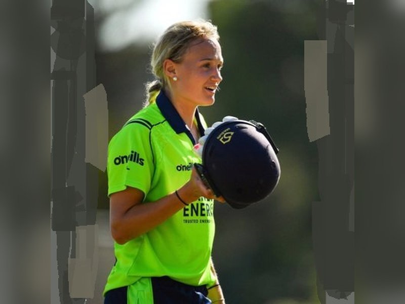 'So proud of the girls,' says Gaby Lewis after Ireland's historic win over West Indies in the ICC Women's T20 World Cup 2026 in Bristol on Saturday. Photo credit: ICC