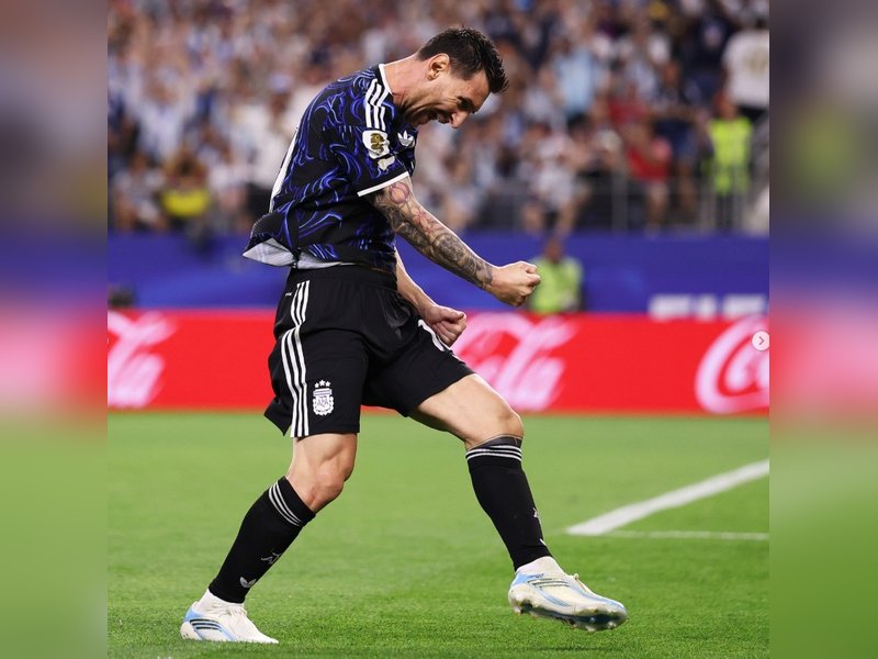 Messi adds another feather to his cap, becoming the first player to score in 7 consecutive FIFA World Cup games