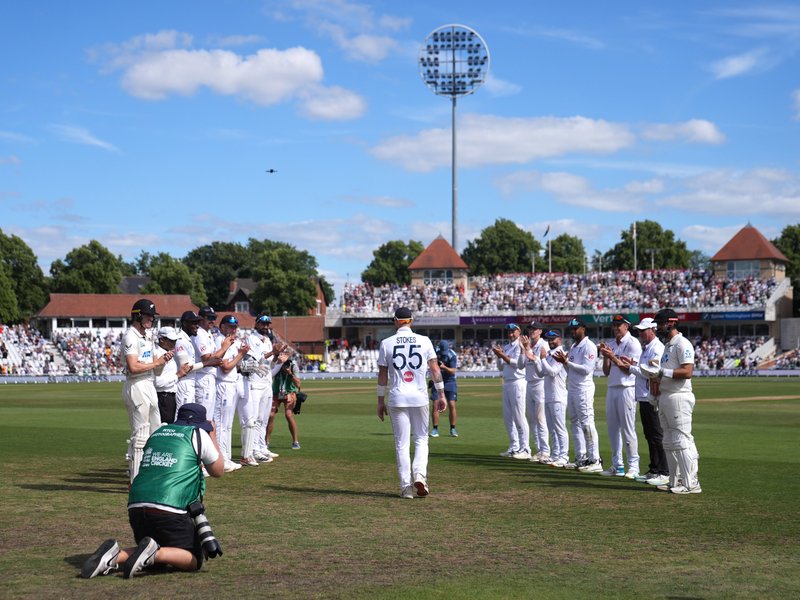New Zealand join England in emotional guard of honour for retiring Ben Stokes at Trent Bridge (Credit: X/Cricbuzz)
