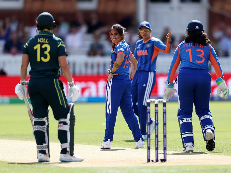 Women’s T20 WC: ‘Perry’s actions speak louder than words,’ says Molineux after record chase against India (Credit: X/BCCI Women)