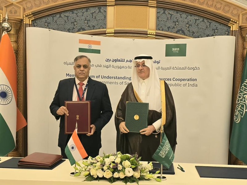 India, Saudi Arabia sign MoU on Cooperation in Water Resources