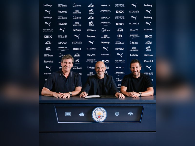 Manchester City appoint Enzo Maresca as Pep Guardiola's successor ahead of upcoming 2026-27 season. Photo credit: Credit: Manchester City/X