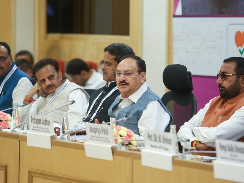 JP Nadda launches Ayushman Sarathi WhatsApp Chatbot, unified Drug Registry