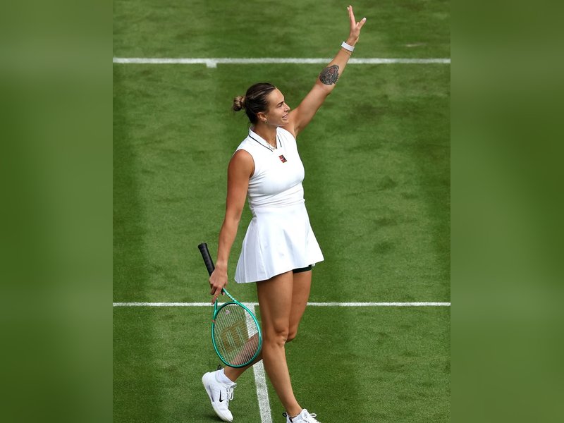 Aryna Sabalenka silences Kostovic in first round of Wimbledon 2026 at the Centre Court at the All-England Club in London on Monday. Photo credit: WTA