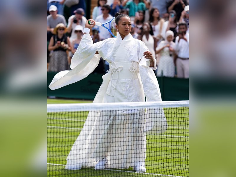 Osaka slays in 'Kill Bill-inspired' kimono at Wimbledon opener