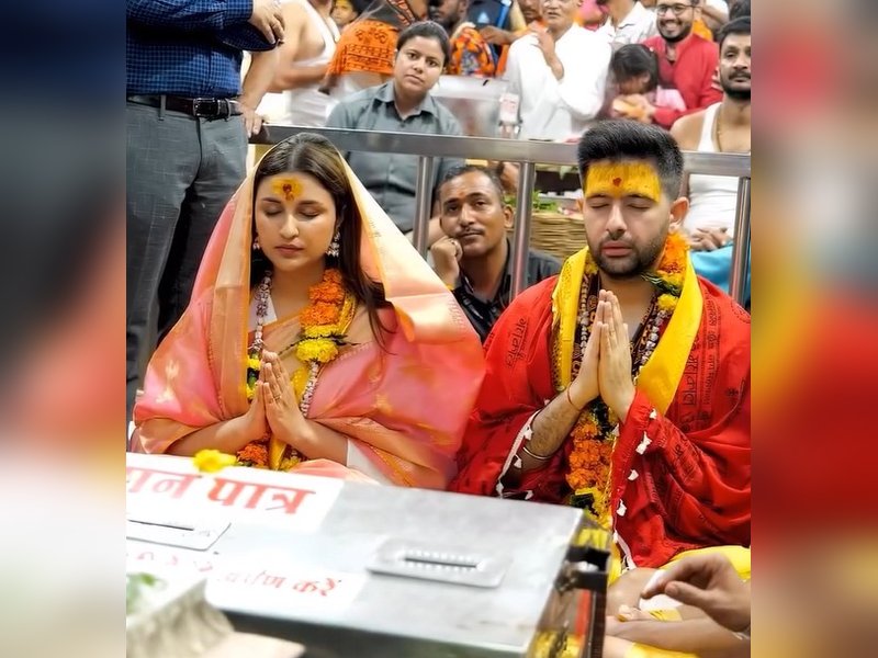 Parineeti Chopra shares divine experience from Mahakal temple visit with Raghav Chadha