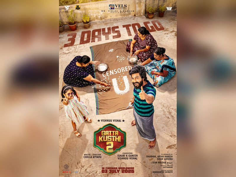 Vishnuu Vishal's 'Gatta Kusthi 2' cleared for release with a 'U' certificate! (Photo credit: Vishnu Vishal/X)