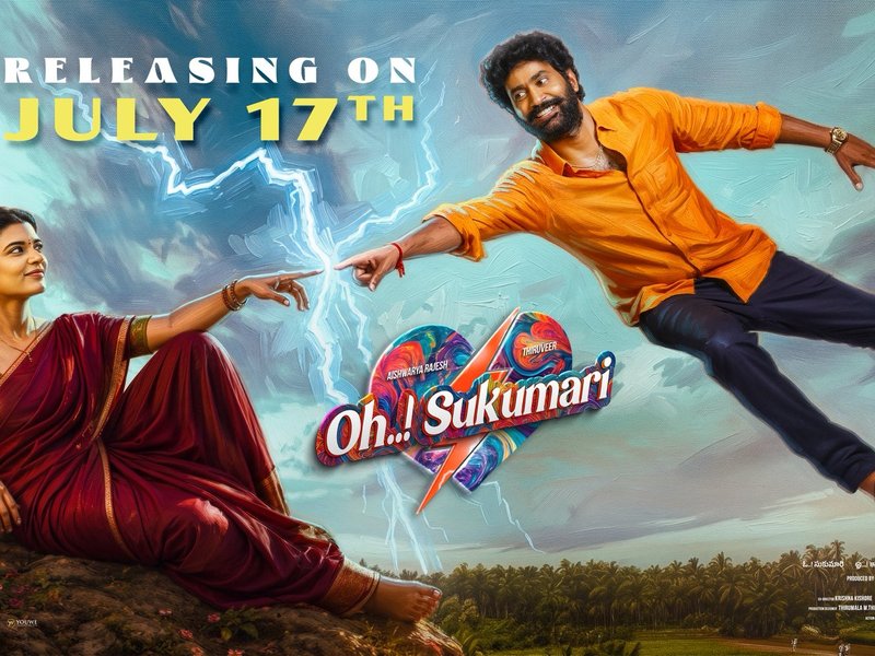 Thiruveer, Aishwarya Rajesh-starrer 'Oh Sukumari' to hit screens on July 17 (Photo credit: Ganga Entertainments/X)