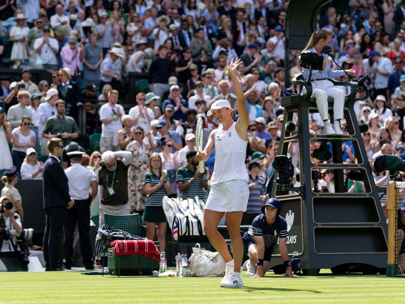 Iga Swiatek survives a scare to oust Taylor Townsend in the opening round, joins Anisimova, Pliskova in second round of 2026 Wimbledon at the All-England Club in London on Tuesday. Photo credit: Wimbledon/X