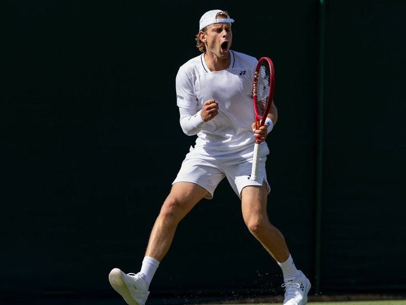 Deja vu for Ugo Humbert as Zizou Bergs wins again after Eastbourne final; reaches second round at the Wimbledon in London on Tuesday. Photo credit: Wimbledon/X