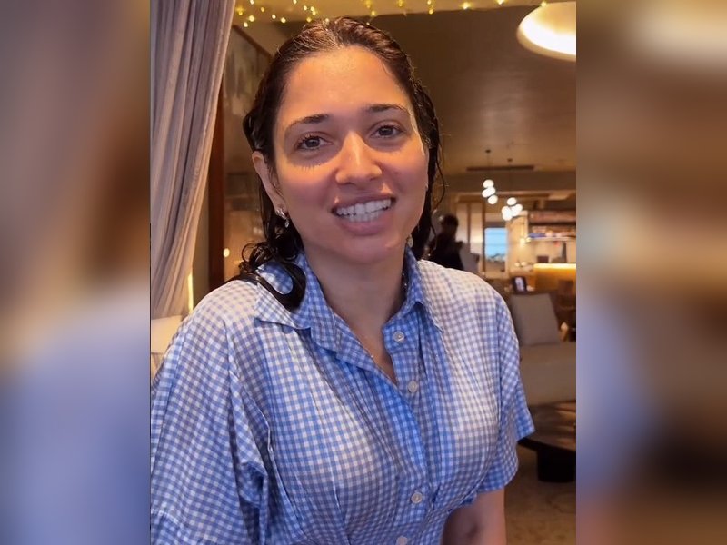 Rasha Thadani reacts as bff Tamannaah Bhatia enjoys the rain without her 