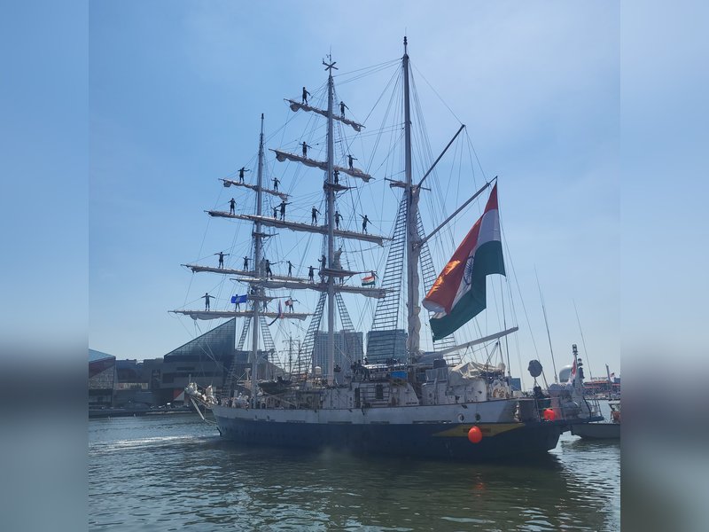 INS Sudarshini heads for New York to participate in SAIL4th 250 New York and SAIL Boston