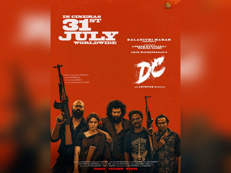 Lokesh Kanakaraj-starrer 'DC' to hit screens on July 31 (Photo: Sun Pictures/X)
