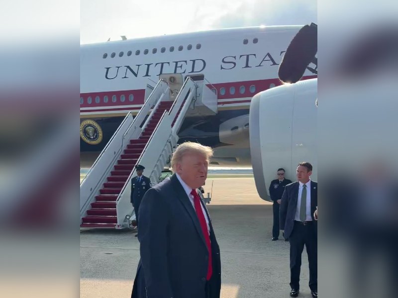 Trump's North Dakota trip marked first Air Force One flight in 37 years