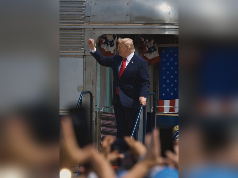 Trump warns against communism at North Dakota event