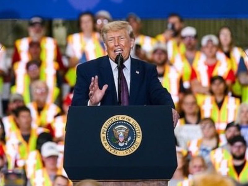 Trump says US entering 'golden age'
