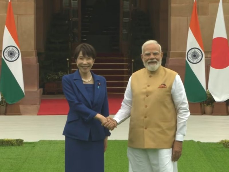 PM Modi, Japanese counterpart Takaichi hold talks at Hyderabad House 