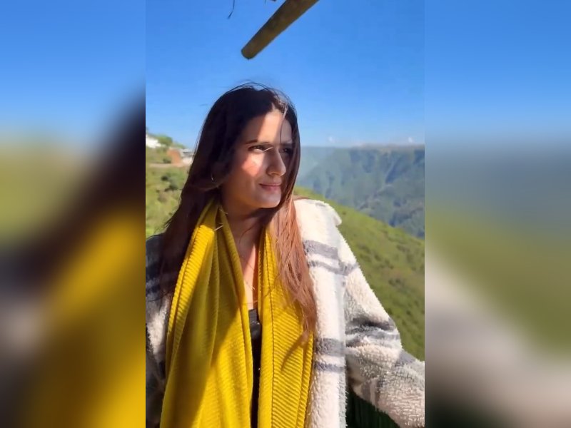 Fatima Sana embraces her inner child during shoot in the hills