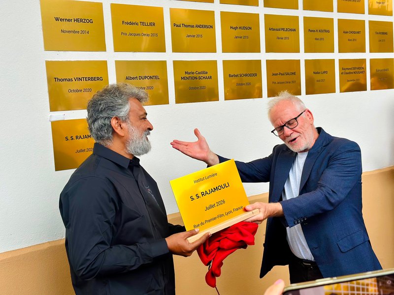 SS Rajamouli gets his name in France's Institute Lumiere's 'Wall of Filmmakers': Only gratitude 