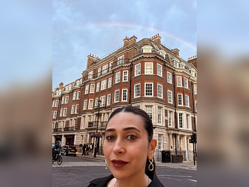 Karisma Kapoor finds positivity ‘somewhere over the rainbow’