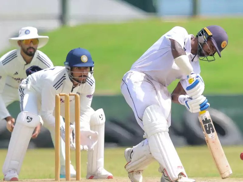Arachchige's unbeaten 83 guides Sri Lanka A to 288/5 against India A, Thakur, Saransh pick two scalps in the match being played at Galle on Thursday. Photo credit: SLC