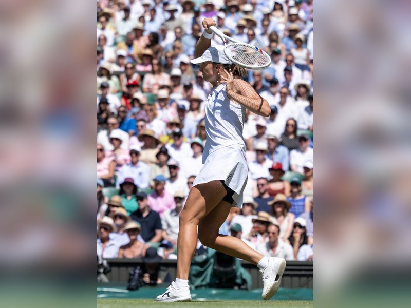 Improving Iga Swiatek downs Karolina Pliskova to reach third round at Wimbledon at the All-England Club in London on Thursday. Photo credit: Wimbledon
