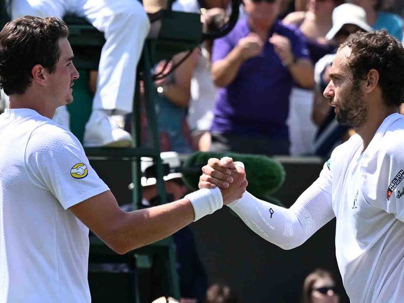 Roman Safiullin storms into fourth round after emotional comeback from injury, beating Joao Fonseca to reach the fourth round of Wimbledon on Friday. Photo credit:  ATP/X