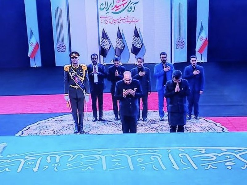 India pays respects at funeral ceremony of former Iran supreme leader Khamenei