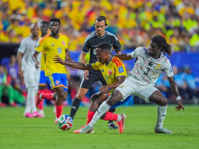 FIFA WC: Unbeaten Colombia seal final last-16 spot with 1-0 win over Ghana