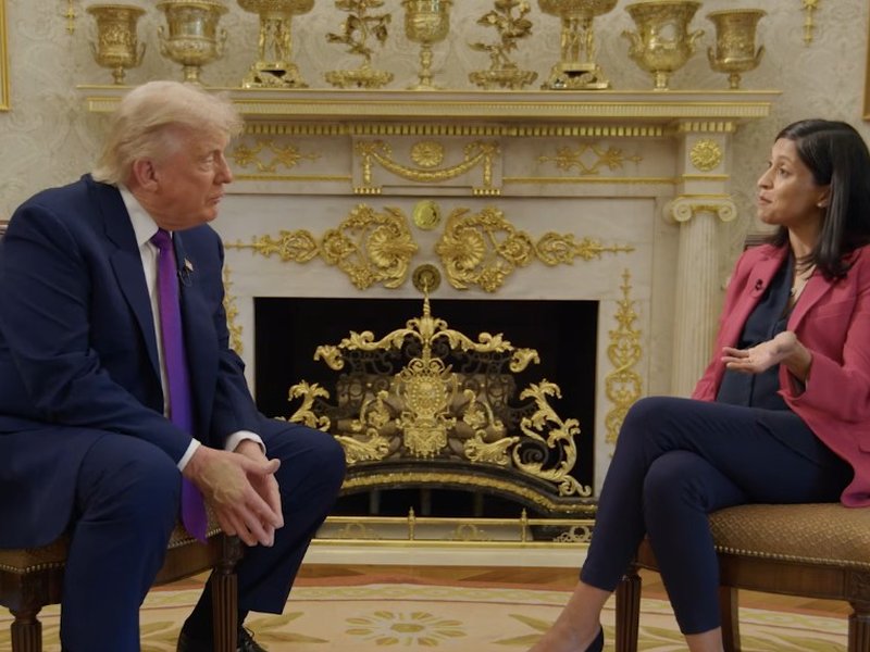 Trump praises Usha Vance on children's podcast