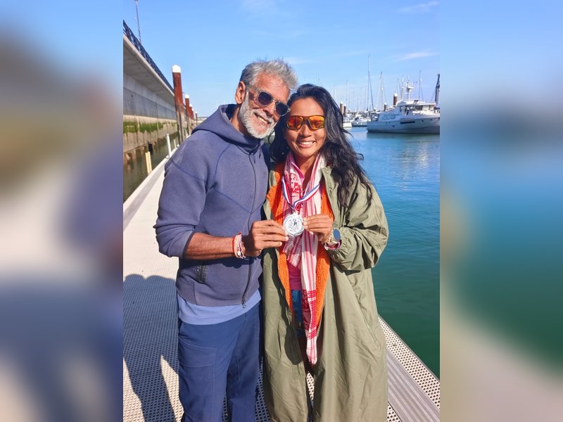 Ankita Konwar makes history in English Channel Relay swim, credits Milind Soman for support