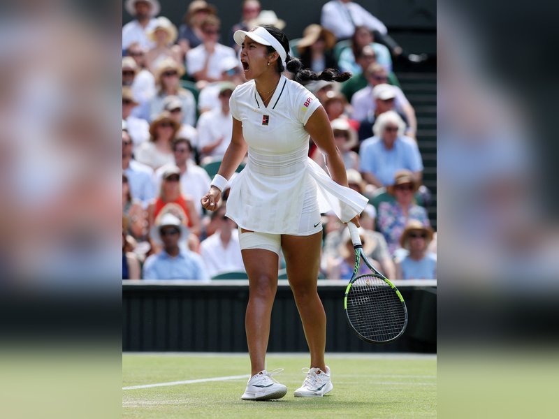 Wimbledon: Eala ends Swiatek's title defence to enter round of 16 (Credit: Wimbledon/X)