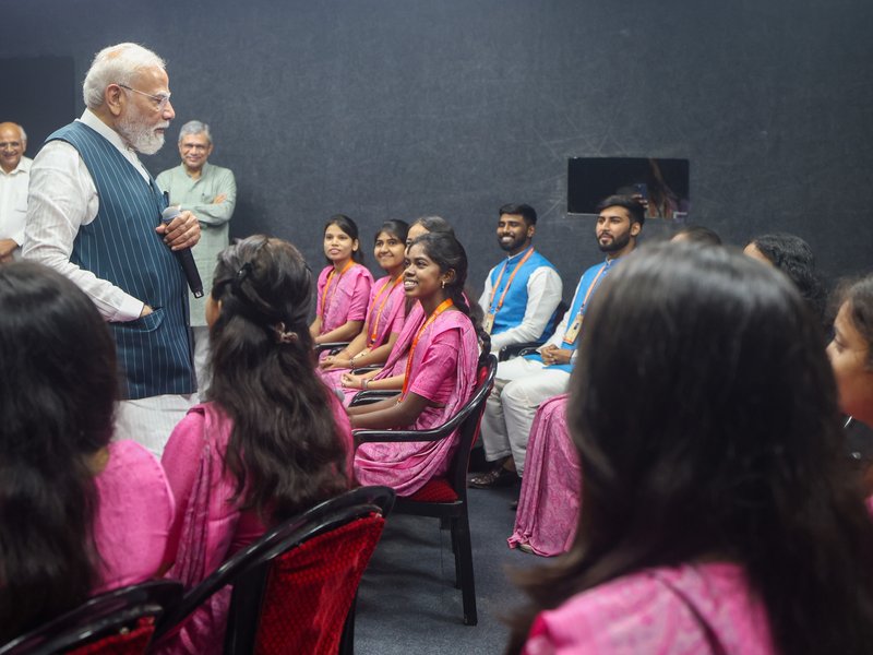 'Proud of our yuva shakti': PM Modi highlights women workforce at Gujarat chip plant