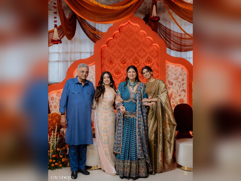 Anshula Kapoor thanks sisters Janhvi & Khushi for a memorable Mehendi: Love you both endlessly