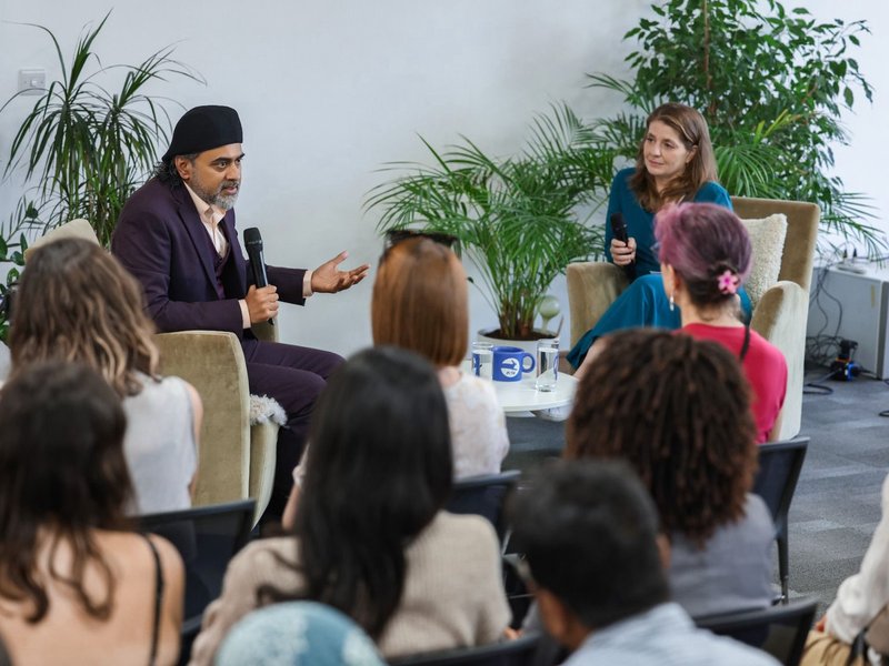 Acharya Prashant in dialogue with PETA Foundation President Mimi Bekhechi in London, says 'one who is violent towards animals will be violent towards all