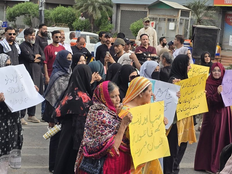 Rights groups stage protest over increasing sexual harassment cases in Pakistan