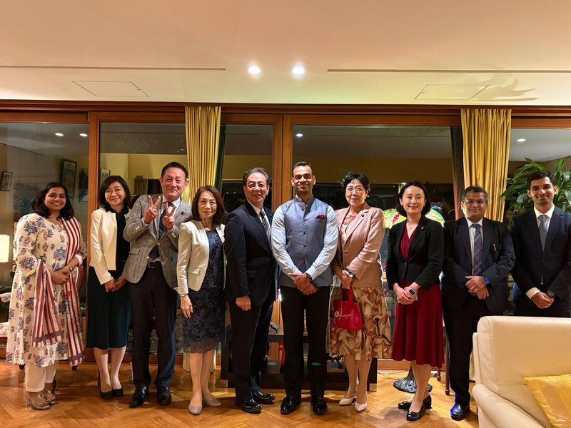 Indian Embassy thanks Japanese Diet members for boosting partnership