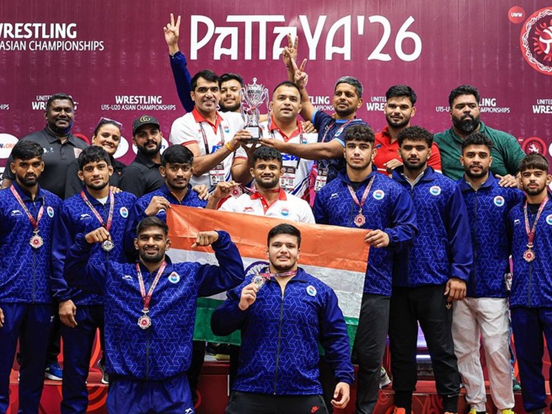 India end campaign with four gold among 20 medals in the Under-20 Asian Wrestling Championships which concluded in Pattaya, Thailand, on Sunday. Photo credit: WFI