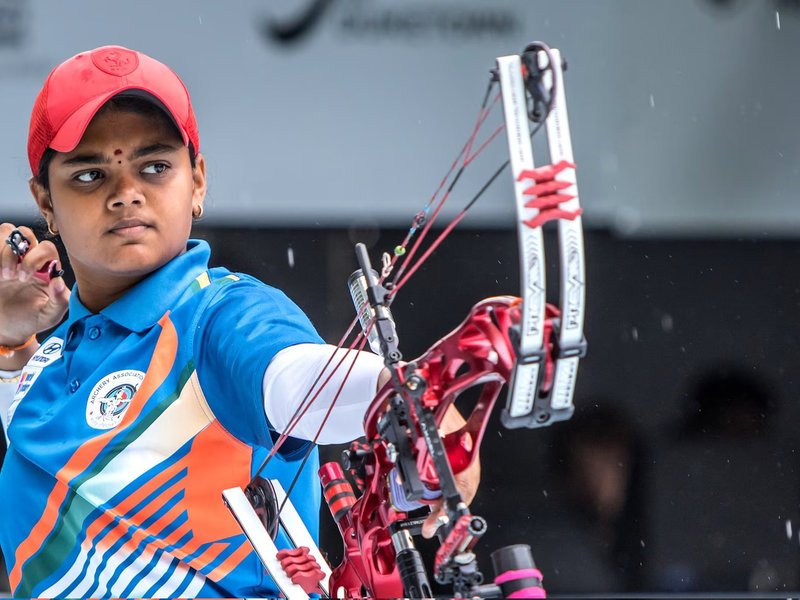 World Archery upgrades Jyothi Surekha Vennam's World Cup Final bronze to silver medal after previous medallist fails dope test. Photo credit: World ARchery