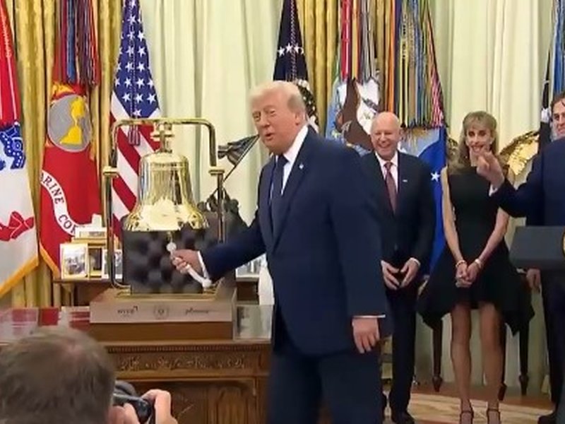 White House hosts NYSE-Nasdaq opening bell ceremony as Trump unveils investment accounts for children