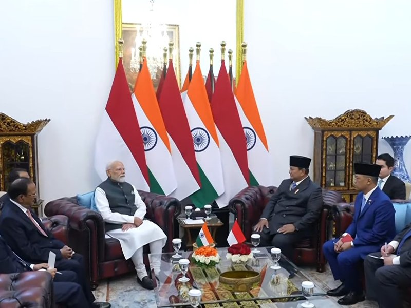 PM Modi, Indonesian President Subianto hold bilateral talks in Jakarta